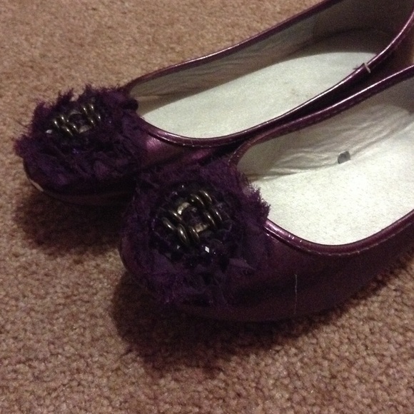 Purple flats