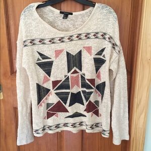Forever 21 light Aztec sweater. Small.