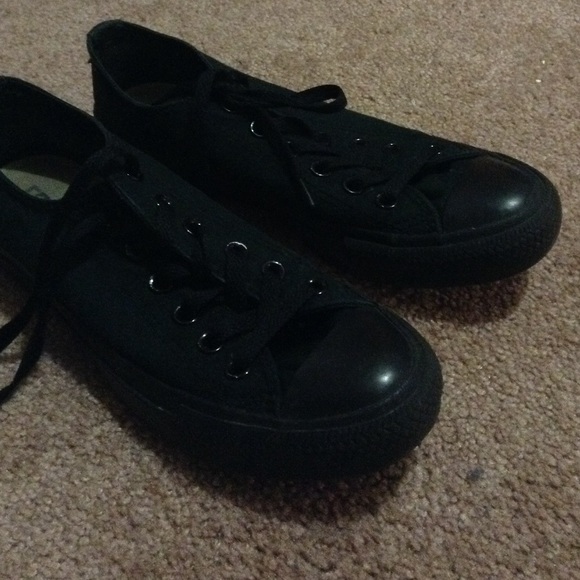 All black all star converse {FINAL MARKDOWN)