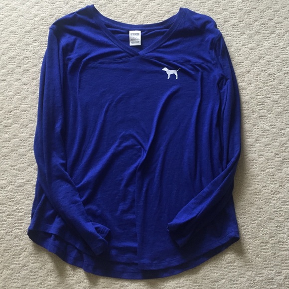 Blue PINK long sleeve top