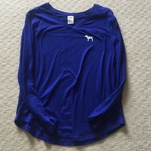 Blue PINK long sleeve top