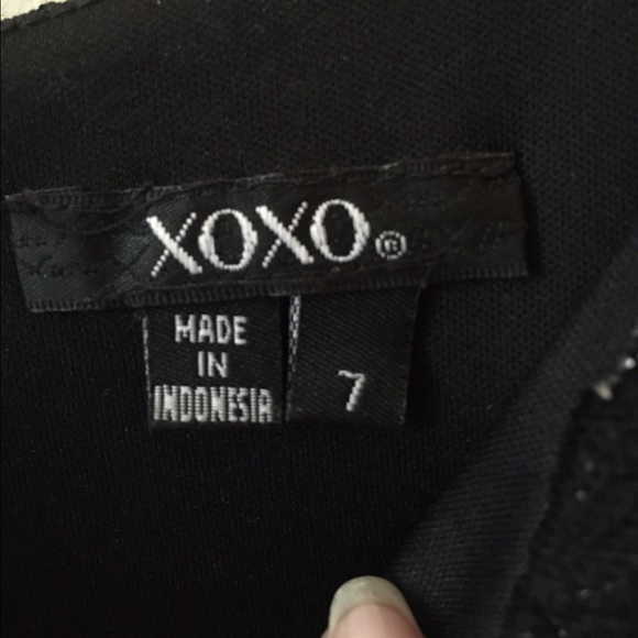 Black and Silver Semi Formal Dress - Picture 3 of 3