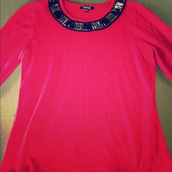 Red half sleeve shirt 💗