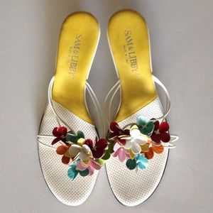 Sam & Libby colorful kitten heels