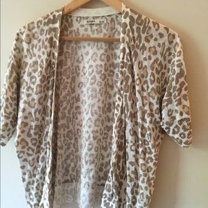 Cheetah Print Cardigan