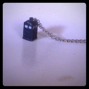 Tardis necklace