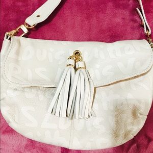 Louis Vuitton handbag. clutch size with two straps