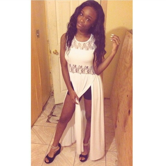 All white Bodycon Dress