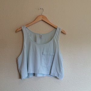 American Apparel cropped tank