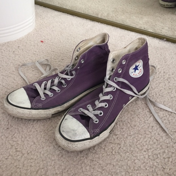Purple high tops
