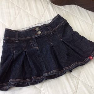 Esprit edc denim skater pleat skirt