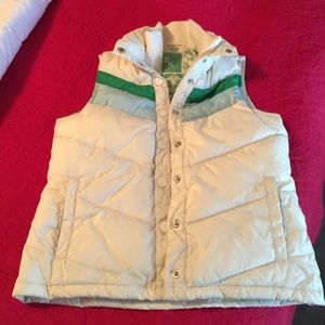 Off white old navy puffer vest