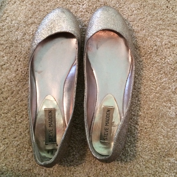 Sparkly Steve Madden flats