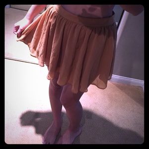 Flowy beige skirt !