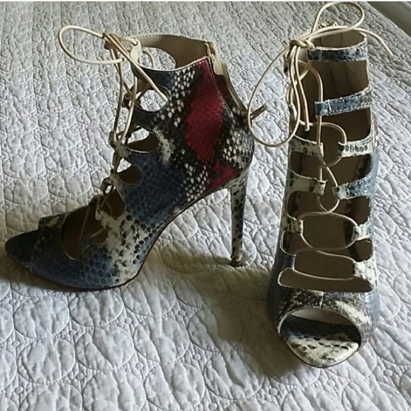 Zara lace up sandals