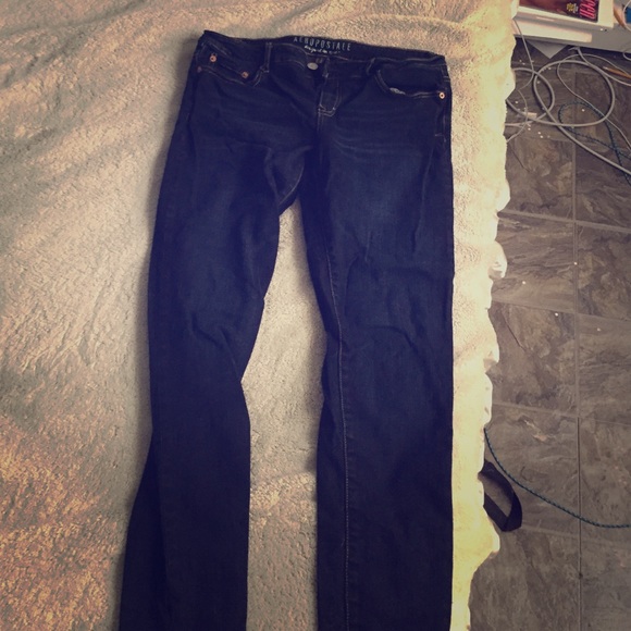 Lightly worn dark wash jeggings