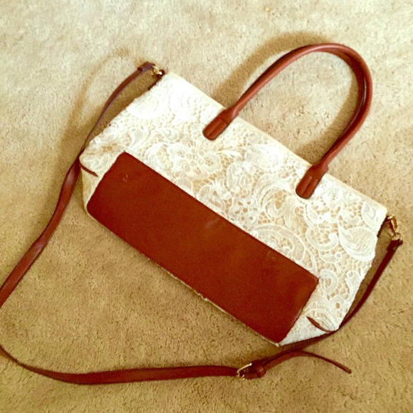 JustFab Handbags - NWOT Lace Handbag