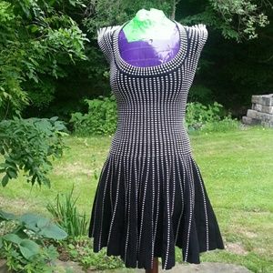 Black and White Moda International sweater dress