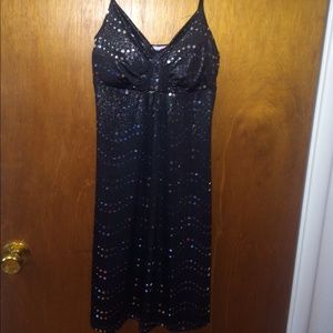 Black and Sequin Dress