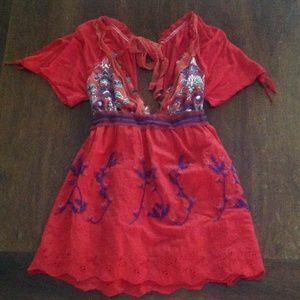 Free people boho shirt