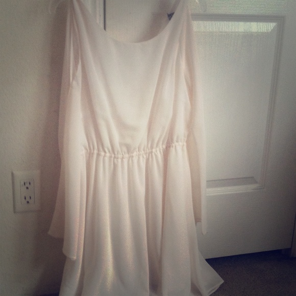 Boho white dress