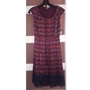 Price drop!💰Geometric purple nectar blue dress