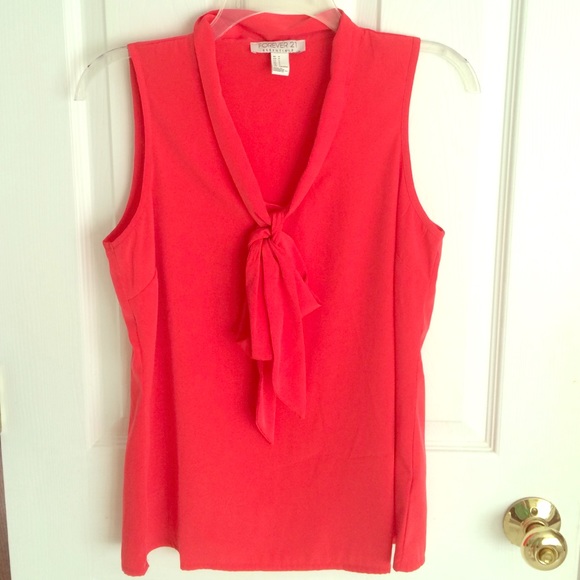 Forever 21 Red Bow Top