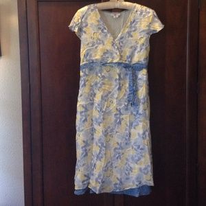 Blue/ yellow Maternity dress