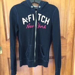 Abercrombie & Fitch Navy hoodie.