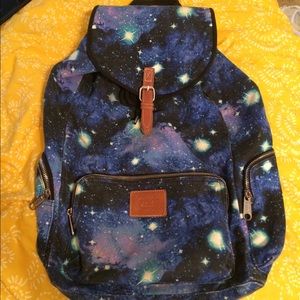 Victoria's Secret PINK galaxy print backpack