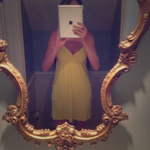 Summer yellow cover up/dress