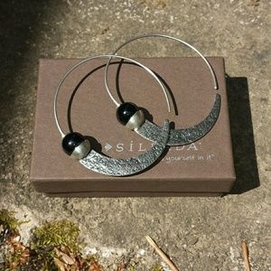 Silpada hoop earrings