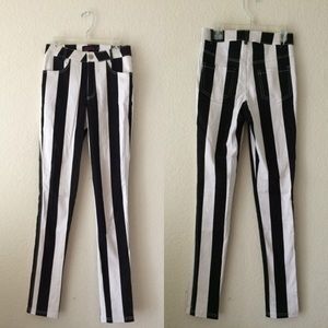Motel Rocks Striped Jeans