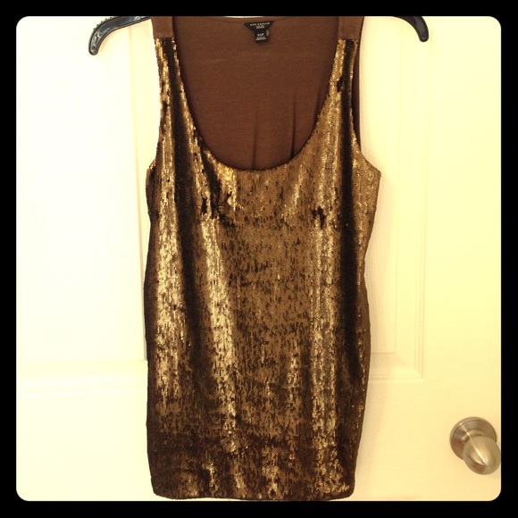 Ann Taylor sequin top sz XS