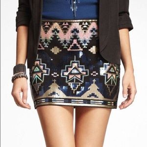 Sequins skirt from Express