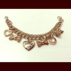 Gold Guess Charm bracelet