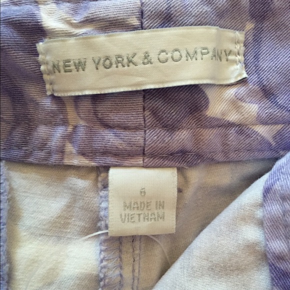 Purple Floral Shorts - Picture 2 of 2