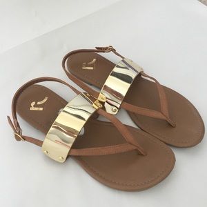Gold & Tan sandals