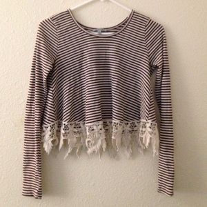 Striped Crop Top