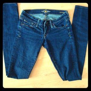 Zoe Skinny Dark Wash Lucky Brand Jeans 0/25