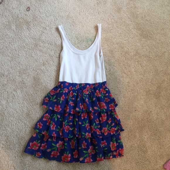 White top and floral skirt