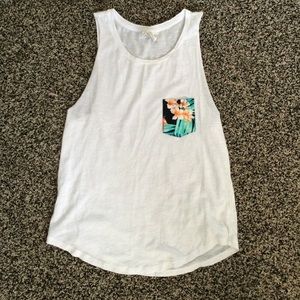 VS PINK white bro tank