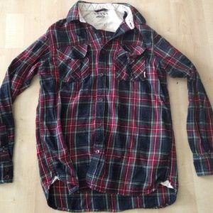Winter colored thick flannel