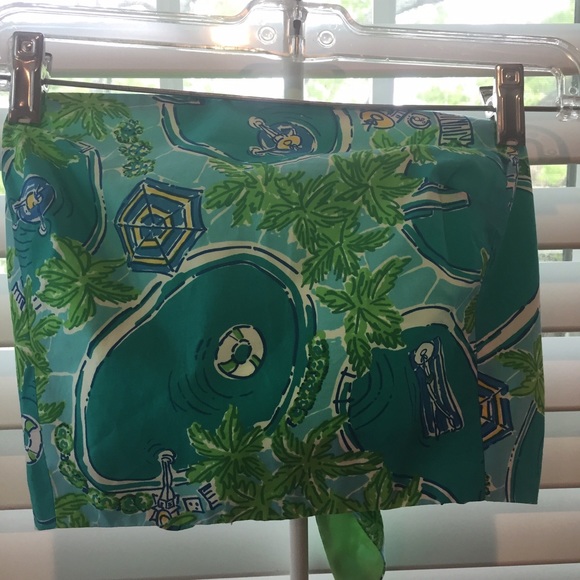 Lilly Pulitzer bandeau tie-back top