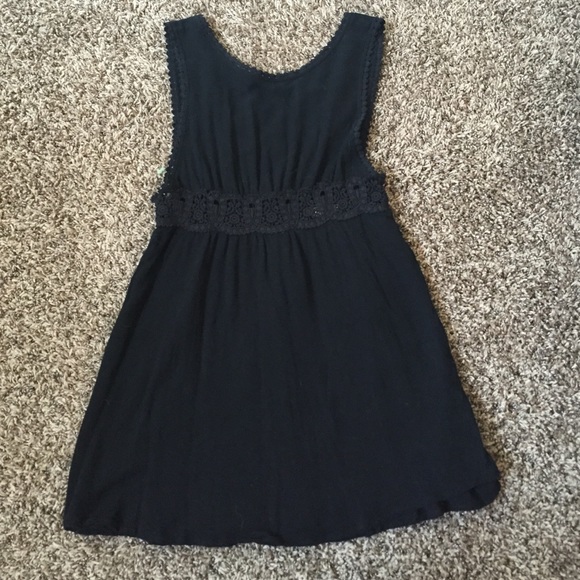 Black baby doll dress