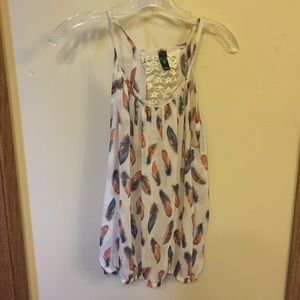 Feather Tank Top