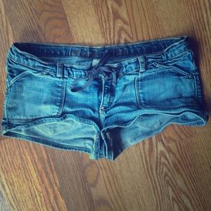 Denim shorts