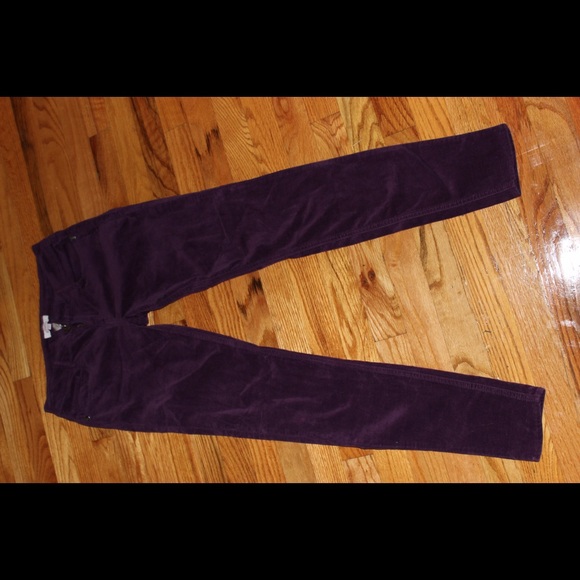 Purple Velvet Pants