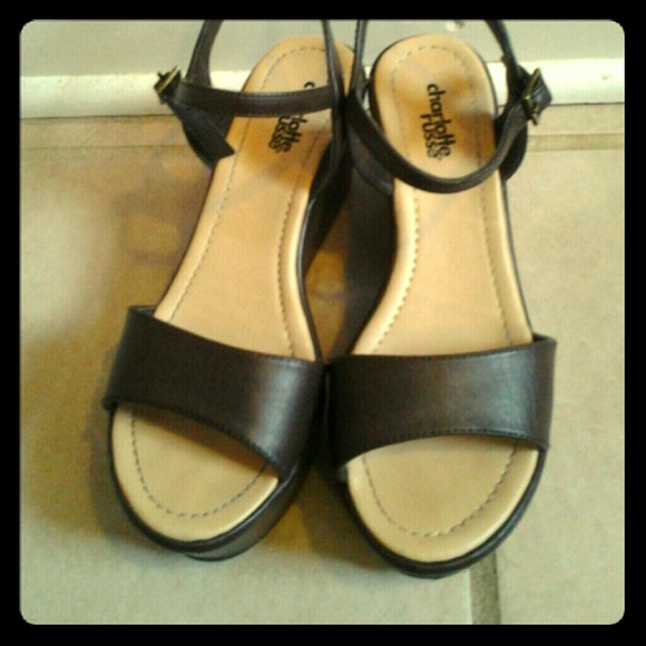 Brown Mary Jane Platform Sandals