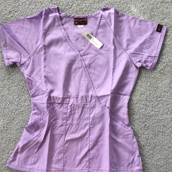 Bundle! Blue & lavender scrub set.